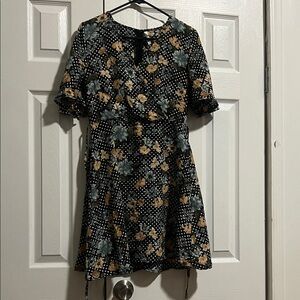 Live 4 Truth Black Floral Blouse